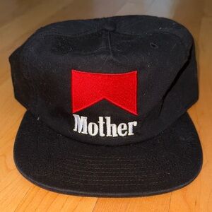 NWOT- Mother Black and Red Women's Hat
